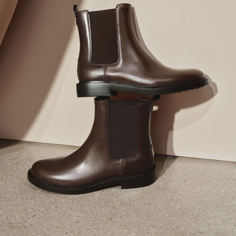 思加图2025冬季新款Yesterday切尔西靴短靴女靴EFI34DD5