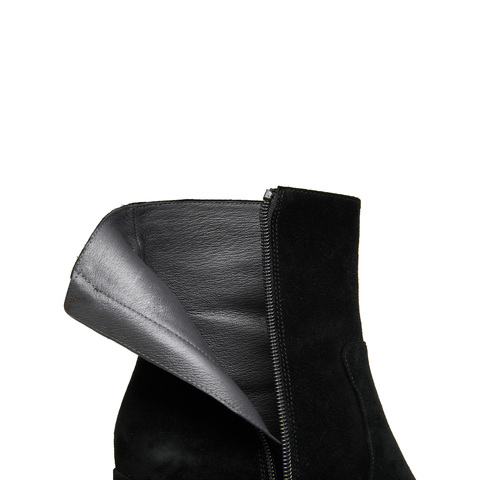 思加图2025冬季新款锈色海棠短靴粗跟通勤时装靴女皮靴子EYJ03DD5