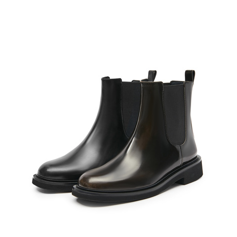 思加图2025冬季新款Yesterday切尔西靴短靴女靴ERC01DD5