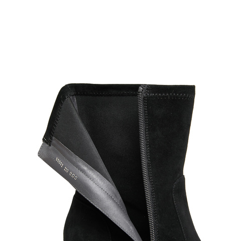 思加图2025冬季新款巴黎小姐中靴时装靴细跟气质女皮靴子9S002DZ5