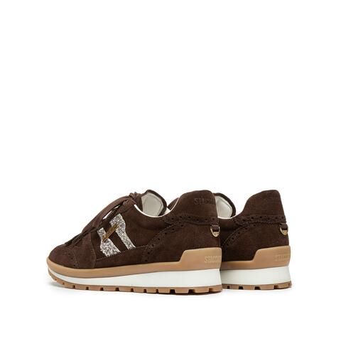 思加图2025秋季新款复古阿甘鞋厚底增高运动休闲鞋女鞋子EHR17CM5