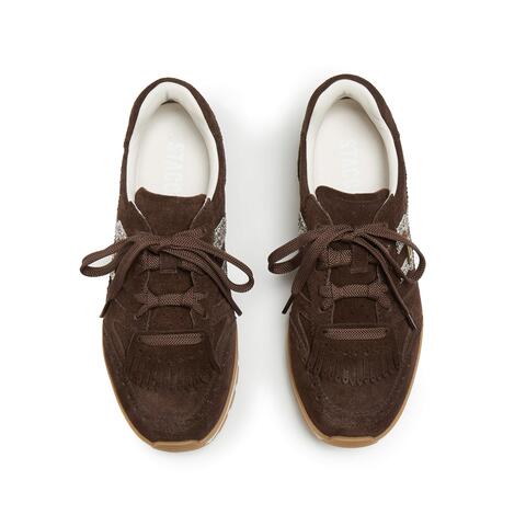 思加图2025秋季新款复古阿甘鞋厚底增高运动休闲鞋女鞋子EHR17CM5