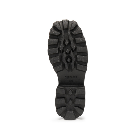 思加图2025冬季新款英伦风切尔西靴烟筒靴中靴厚底女靴子Z1455DD5