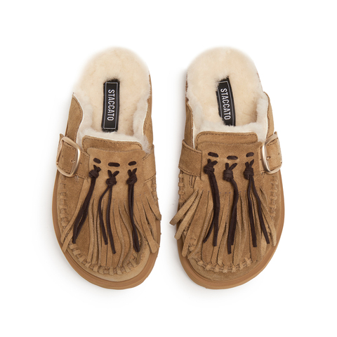 思加图2025秋季新款复古勃肯鞋一字拖厚底增高凉拖鞋女鞋F2510CH5