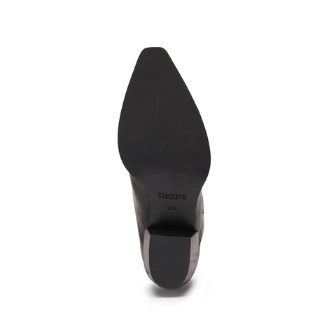 思加图2025冬季新款复古西部靴牛仔靴长靴高筒靴粗跟女靴J7102DS5