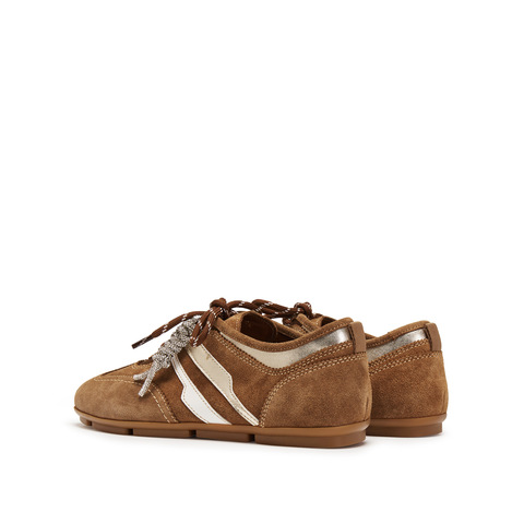 思加图2025秋季新款小琴键复古德训鞋阿甘鞋平底鞋休闲鞋女鞋EG701CM5