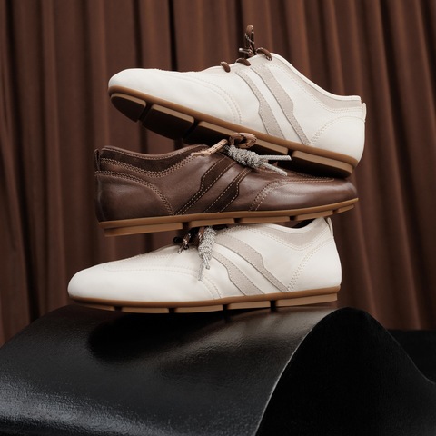 思加图2025秋季新款小琴键复古德训鞋阿甘鞋平底鞋休闲鞋女鞋EG701CM5
