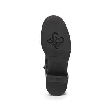 思加图2025冬季新款英伦风骑士靴长靴高筒靴时装靴女靴子EIF01DG5