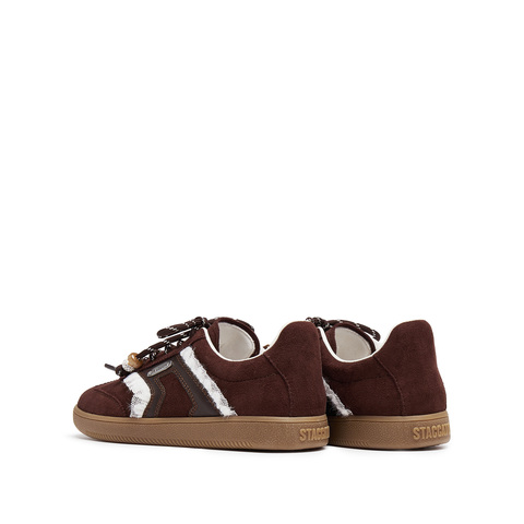 思加图2025秋季新款百搭复古德训鞋阿甘鞋运动休闲鞋女鞋EE932CM5