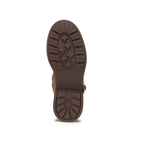 思加图2025冬季新款英伦风骑士靴长靴高筒靴时装靴女靴子B2135DG5