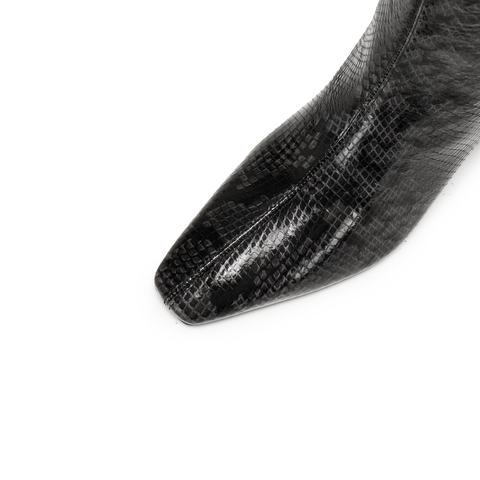 思加图2025冬季新款复古超长靴时装靴高跟靴时装鞋女靴子Z3812DC5