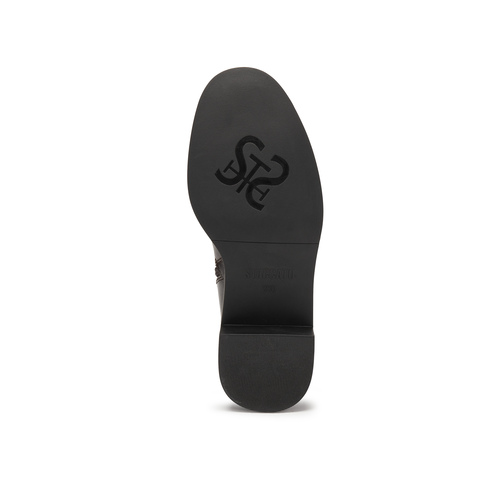 思加图2025冬季新款蝶翼骑士长靴骑士靴时装靴粗跟女靴子EC342DG5