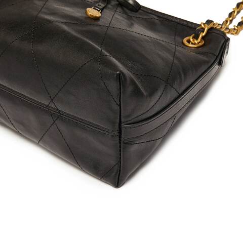 思加图2025冬季新款通勤绗缝包大容量托特包单肩斜挎包女X8319DX5