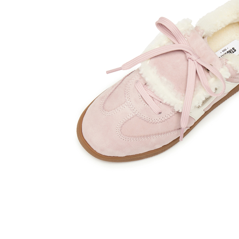 思加图2025冬季新款小音符保暖毛毛鞋德训鞋休闲鞋女鞋子EE925DM5