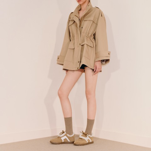 思加图2025冬季新款小音符保暖毛毛鞋德训鞋休闲鞋女鞋子EE925DM5