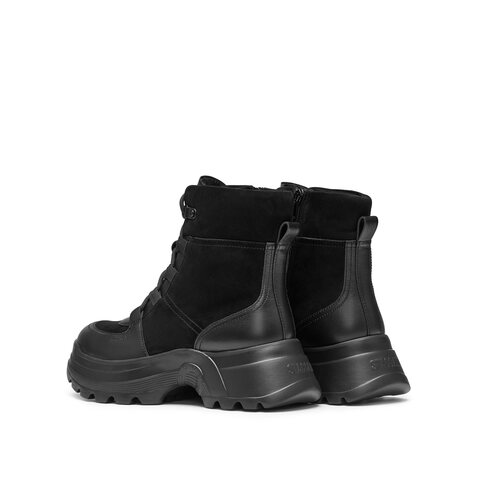 思加图2025冬季新款复古雪地靴中靴保暖厚底时装靴女靴EAH03DZ5