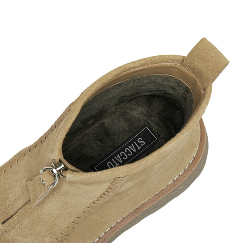 思加图2025冬季新款复古雪地靴加绒保暖短靴厚底时装靴女L7708DD5