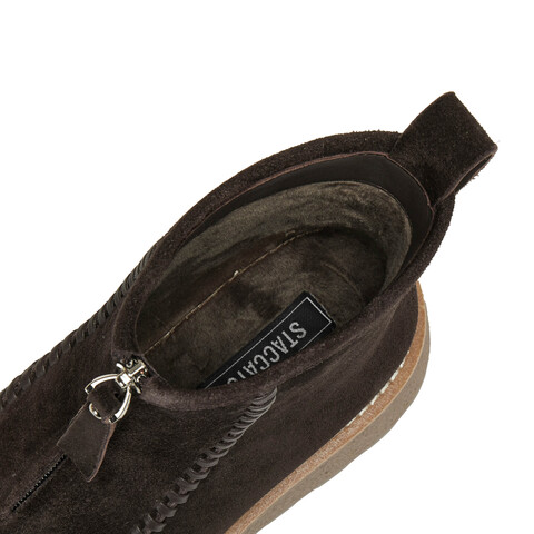 思加图2025冬季新款复古雪地靴加绒保暖短靴厚底时装靴女L7708DD5