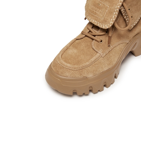 思加图2025冬季新款高岭之歌工装靴运动靴中靴厚底女户外EIX01DZ5