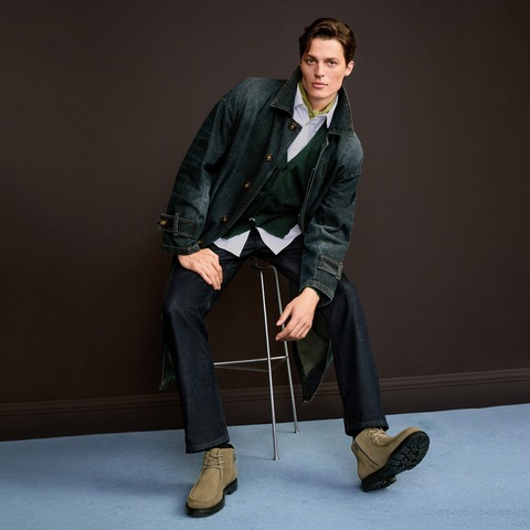 思加图2025冬季新款理查德马丁靴短靴复古低靴粗跟男靴子H1547DD5