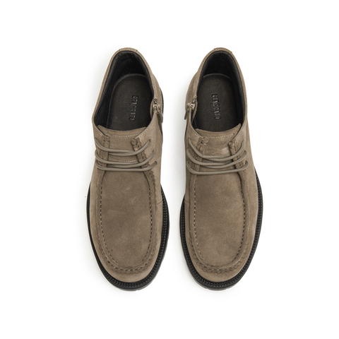 思加图2025冬季新款理查德马丁靴短靴复古低靴粗跟男靴子H1547DD5