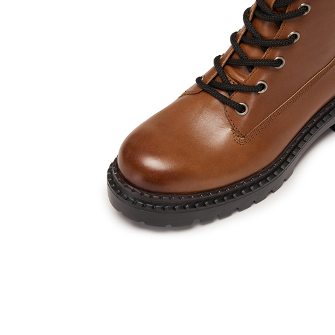 思加图2025冬季新款滚石街马丁靴厚底增高短靴时装靴女靴EIU01DD5