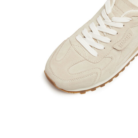 思加图2025秋季新款复古阿甘鞋德训鞋运动休闲鞋平底鞋女K3280CM5