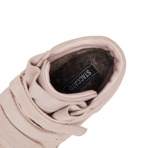 思加图2025冬季新款复古运动靴短靴加绒保暖时装靴女靴子L2088DD5