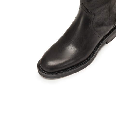 思加图2025冬季新款乌托邦西部靴牛仔靴中靴时装靴女靴子Z0521DZ5