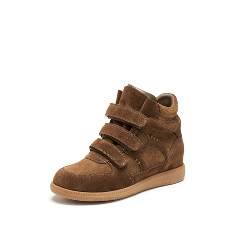 思加图2025冬季新款复古运动靴短靴加绒保暖时装靴女靴子L2088DD5