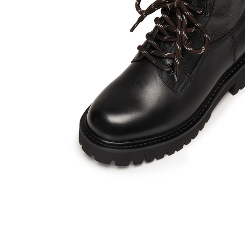 思加图2025冬季新款灵魂乐手马丁靴中筒靴厚底时装鞋女靴EGB51DZ5