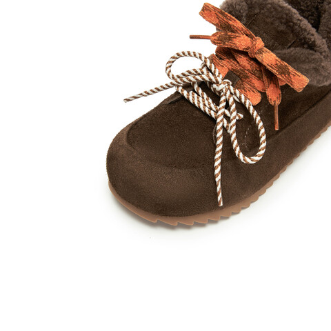 思加图2025冬季新款复古毛毛鞋加绒保暖勃肯鞋休闲鞋女鞋S5090DM5