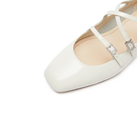 思加图2026春季新款爱丽丝玛丽珍鞋复古法式浅口单鞋女鞋EUE04AQ6