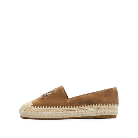 思加图2026春季新款小碎金大麦鞋渔夫鞋懒人一脚蹬女单鞋9UA37AA6