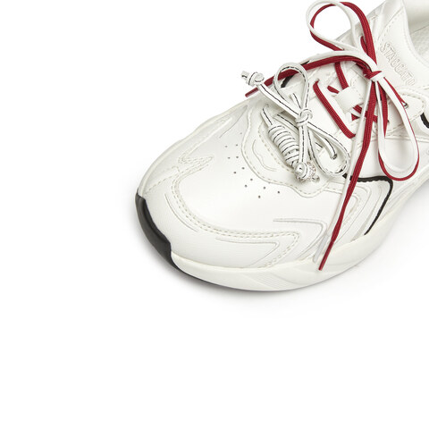 思加图2026春季新款幸运马蹄老爹鞋厚底增高运动休闲鞋女EJB07AM6