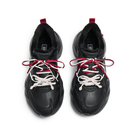 思加图2026春季新款幸运马蹄老爹鞋厚底增高运动休闲鞋女EJB07AM6