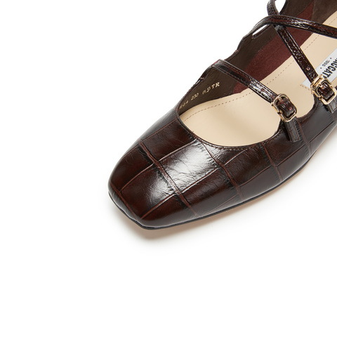 思加图2026春季新款爱丽丝玛丽珍鞋复古法式浅口单鞋女鞋EUE04AQ6