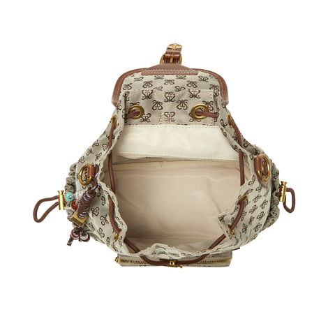 思加图2026春季新款复古老花双肩包单肩包多功能背提包X8389AX6