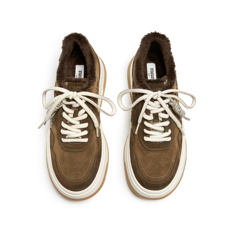 思加图2026春季新款百搭板鞋厚底增高运动休闲鞋小白鞋女L0063AM6