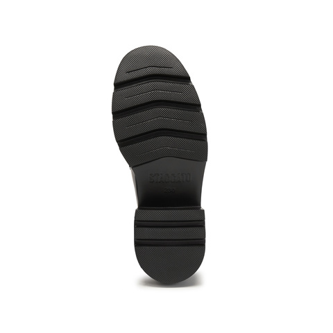 思加图2026春季新款英伦风乐福鞋厚底小皮鞋一脚蹬女单鞋EEZ05AA6