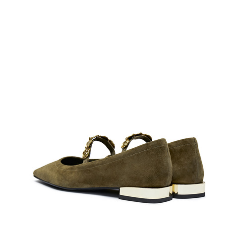 思加图2026春季新款多宝鞋玛丽珍鞋平底鞋浅口鞋法式女单鞋EWV03AQ6