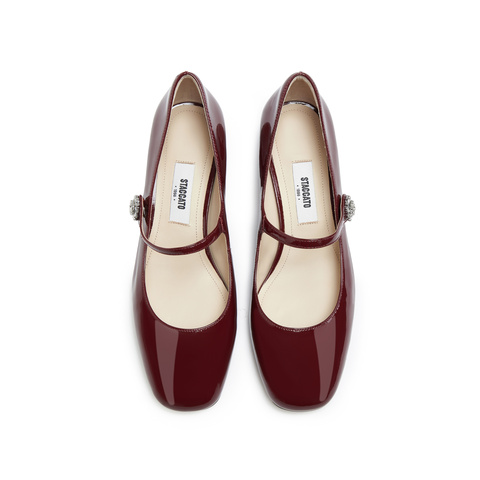 思加图2026春季新款玛丽法式玛丽珍鞋粗跟鞋单鞋女小皮鞋EGR01AQ6