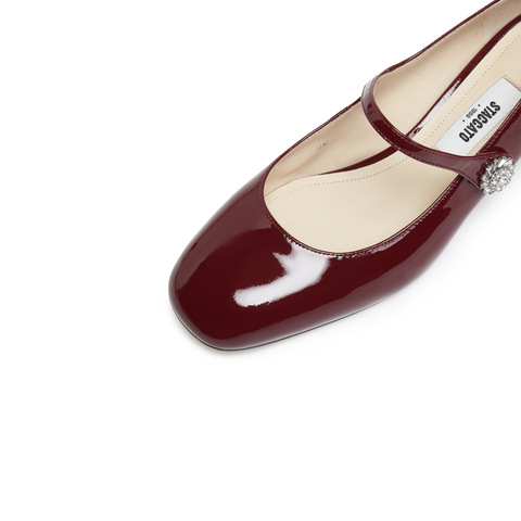 思加图2026春季新款玛丽法式玛丽珍鞋粗跟鞋单鞋女小皮鞋EGR01AQ6