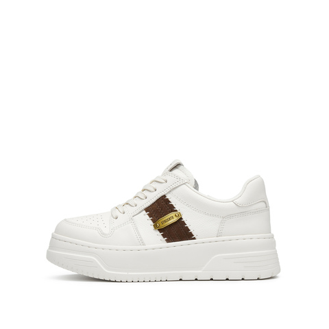 思加图2026春季新款补丁鞋厚底增高板鞋运动休闲鞋女鞋EUW06AM6