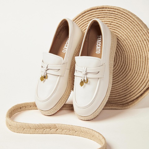 思加图2026春季新款马赛夏天一脚蹬渔夫鞋厚底乐福鞋女鞋H2263AA6