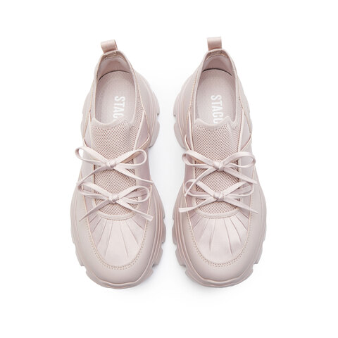 思加图2026春季新款蝴蝶岛老爹鞋厚底增高休闲鞋透气女鞋ECE83AM6