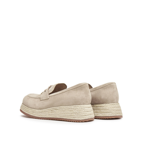 思加图2026春季新款马赛夏天一脚蹬渔夫鞋厚底乐福鞋女鞋H2263AA6