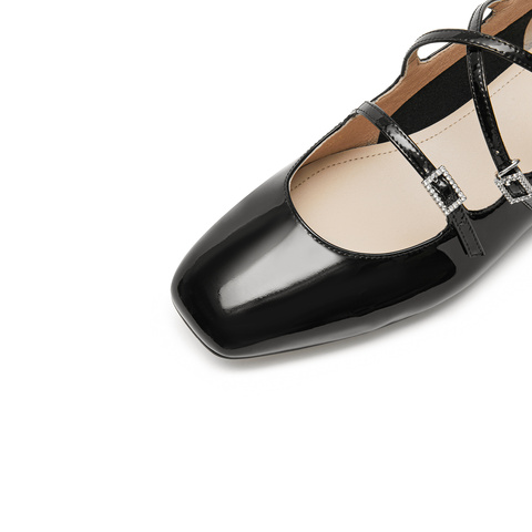 思加图2026春季新款爱丽丝玛丽珍鞋复古法式浅口单鞋女鞋EUE04AQ6