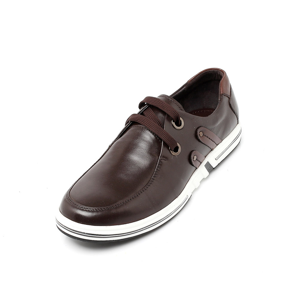 tata/他她春季啡色牛皮男鞋280-1am1