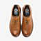 Tata/他她2018秋专柜同款棕色牛皮革绑带方跟休闲鞋男单鞋26C20CM8